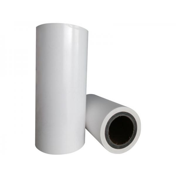 Quality High Gloss 1 inch Core 18mic BOPP Pre-Coating Thermal Lamination Plastic Film For Paper Packaging for sale