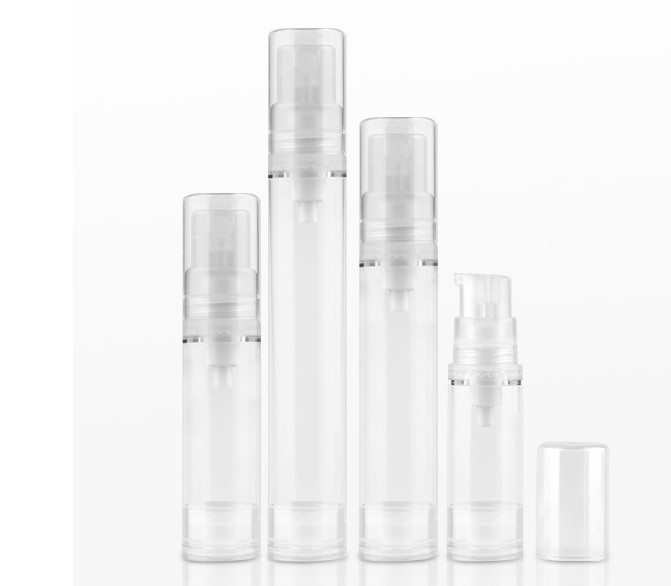 China Mini Slim Plastic Airless Cosmetic Bottles 5 Ml 10 Ml 12 Ml 15 Ml factory