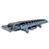 China Movable Reciprocating  Troughed Belt Conveyor Equipment With Walking Wheel factory