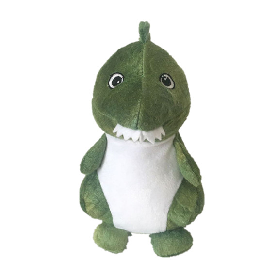 Quality 16cm 6.3'' Large Green Dinosaur Plush Cute Repeating Talking Plush Hamster SGS for sale