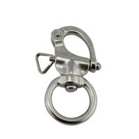 China Stainless Steel 316 Fast Shooter Camera Strap Buckle with Other Rotary Spring Shackle factory