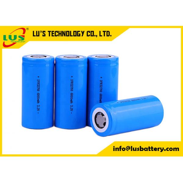 Quality 6000mAh 3.2V IFR 32700 Battery Cell 3C LiFePO4 Battery Cell OEM for sale