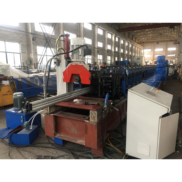 Quality Joint And Weld Racking Step 2mm Beam Roll Forming Machine With Saw Cutting for sale