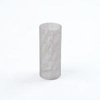 China SS304 Wire Mesh Cylinder Filter Stainless Steel Mesh Tube Filter 1-300um factory