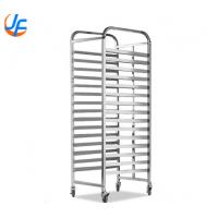 China RK Bakeware China 32 Trays Baking Tray Trolley / Gastronorm Food Trolley Cheese Making Rack factory