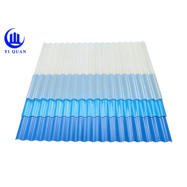 Quality Insulated UPVC Roofing Sheets Circular Wave Shape Type Corrugated Plastic for sale