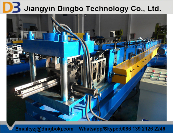 china 380V 50 Hz Shelf Upright Roll Forming Machine With Panasonic / Siemens PLC Control