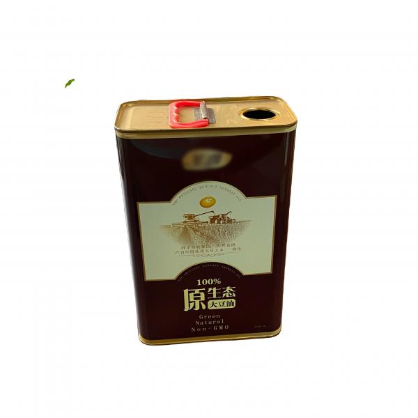 Quality Recyclable 3 Liter Olive Oil Tin Can ODM Tin Container Packaging for sale