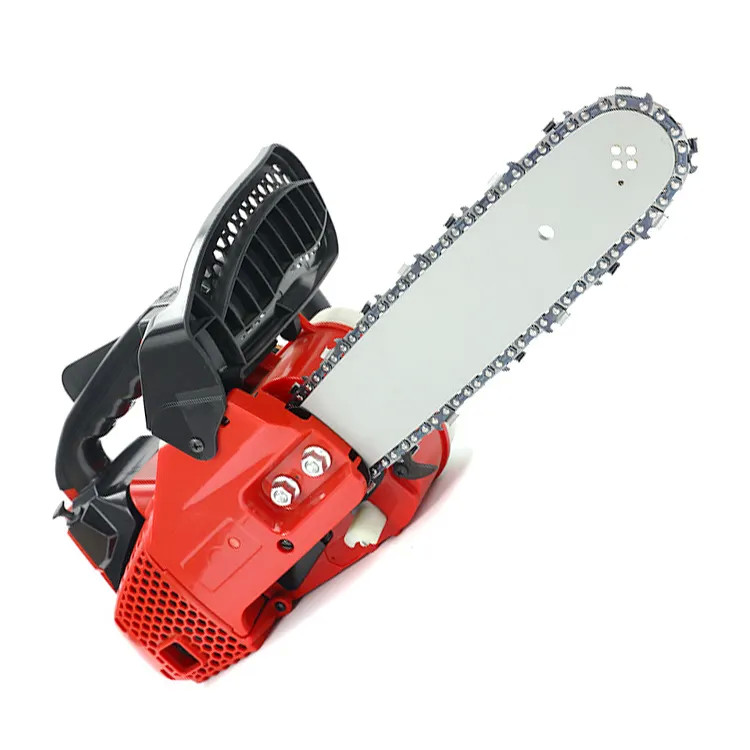 China 700W 2 Stroke Gas Powered Chain Saw 25cc For Trees Firewood Cutting factory