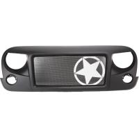 China JK Avengers front grille - World War II Five Stars,ABS,Jeep Wrangler front grille factory