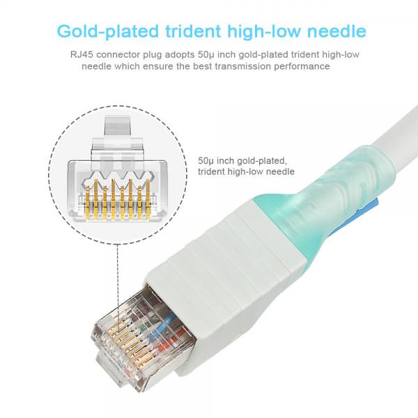 Quality CAT 6 Patch Cord FTP 26AWG Stranded BC with Lock LSZH Sheath for sale