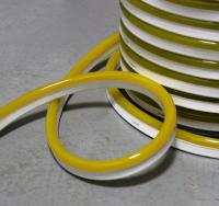 China Yellow Colored pvc cover neon flexible strip 220v led neonflex ribbon rope 11x18mm slim waterproof outdoor decoration factory