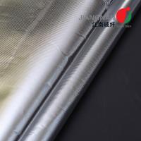 China 430 600G/Sq.Mtr Aluminum Foil Laminated Fiberglass Fabric  Single Or Both Side factory