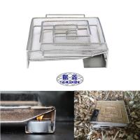 China Bbq Stainless Steel Perforated Mesh Pellet Cold Smoke Generator Square Shape factory