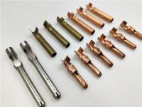 China General model connector brass crimping pins for mould for LED lights factory