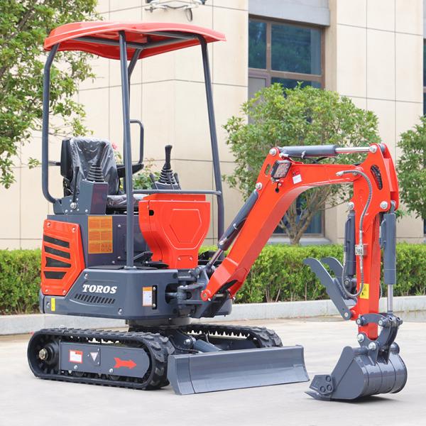 Quality Commercial 1.2 Tonne Excavator Hydraulic Small Crawler Excavator 20hp for sale