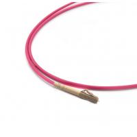 China Om3 12 Fibers MPO-LC Fiber Optic Patch Cord for sale