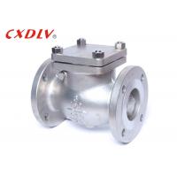 Quality ANSI H44 Flange Type Swing Non Return Valve 10 Inch Stainless Steel / Carbon Steel for sale