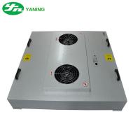 China Gray Double Motor Ffu Filter Fan Unit , Clean Room Fan Filter Units Long Service Life factory