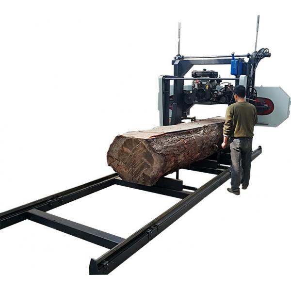 Quality Horizontal hard log cutting diesel portable sawmill /Log cutting band saw for sale
