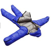 China 0 Degree Wearable Sleeping Bag Suit factory