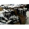 China 60*90 Cm Cotton And Linen Black And White Plaid Mat , Woven Outdoor Porch Mats factory