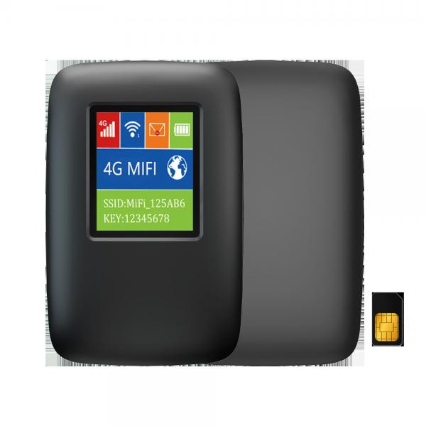 Quality 2700mAh-3000mAh 4G Lte MiFi Router 150Mbps 4G Mobile WiFi Hotspot 15 Devices With LCD Screen for sale