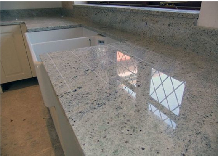 China Polished Bathroom Vanity Countertops 128.5MPa Up Dry Compression Strength factory