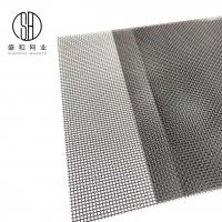Quality 20mesh X 0.18mm Soft Black Stainless Steel Fly Screen Wire Mesh For Harsh for sale