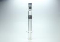 China 2.25ml Neutral Borosilicate Glass Syringe Luer Lock For Medical And Cosmetic factory