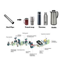 China Thermos Cookware Production Line Stainless Steel Metal Aluminum Vacuum Flask Water Bottle Making Machine factory