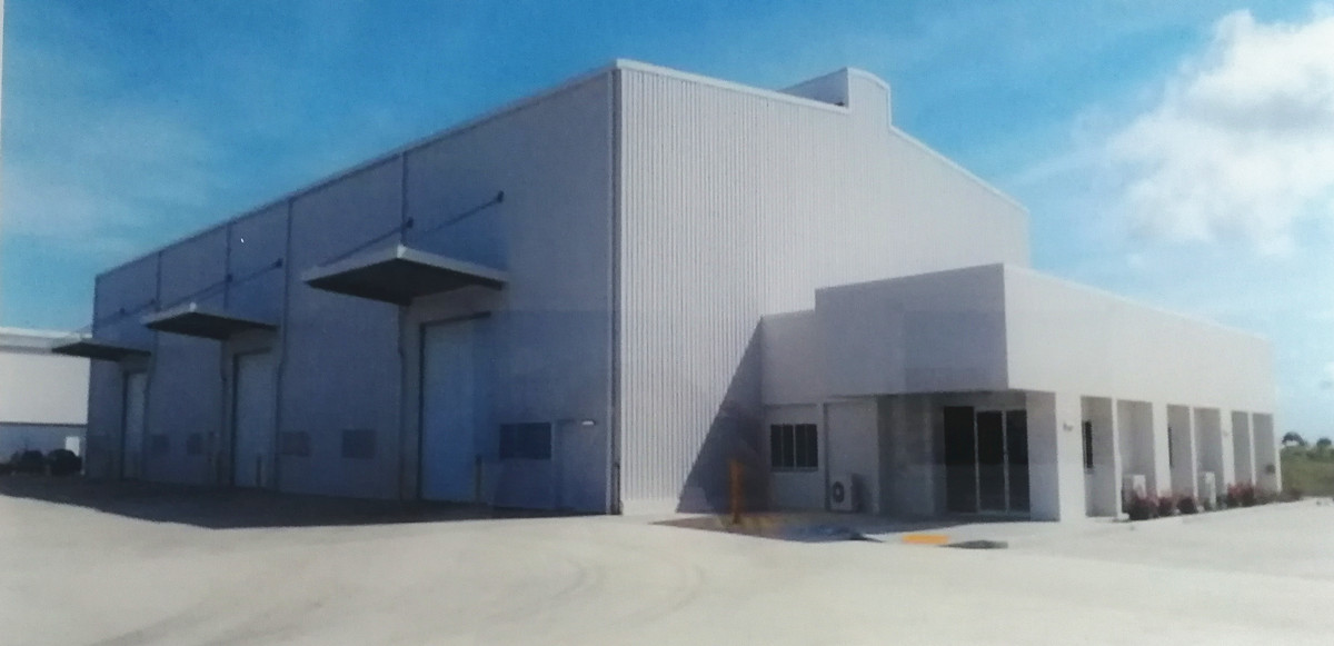 China Light Prefab Warehouse Buildings With Office Building / Small Prefab Metal Sheds factory