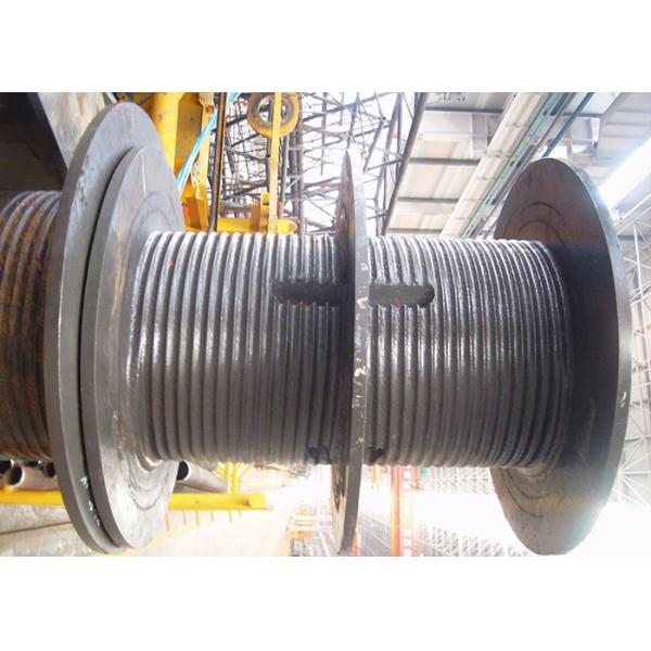 Quality 1200mm Length Multifunctional Grooved Cable Drum For Hoisting Equipment for sale