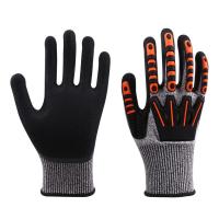 China Architecture Anti Vibration Gloves 15 Gauge Flexible Cut Resistant Safety Gloves factory
