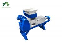 China Blue Dewatering Screw Press Machine For Food Waste Recycling 12r / min factory
