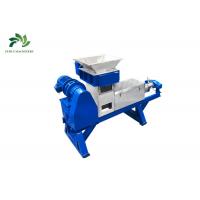 Quality Blue Dewatering Screw Press Machine For Food Waste Recycling 12r / min for sale