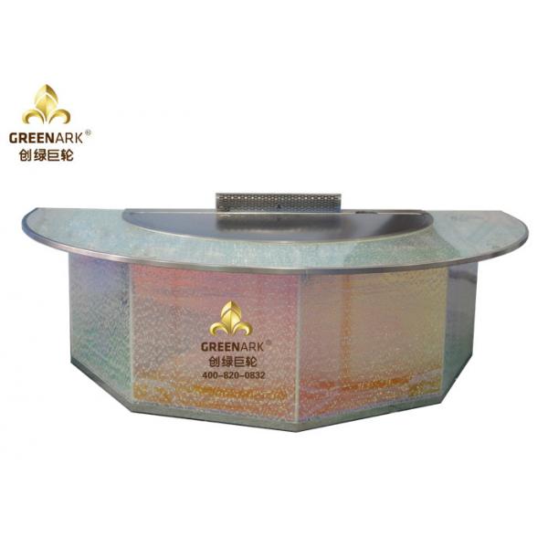 Quality Commercial Induction Semi - Circle Teppanyaki Table Grill With Purification for sale