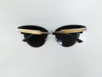 China Cheap Gucci New GG 4283/S CSA1E Black Cat Eye Frame Gold Silver Sunglasses 55mm,Gucci ...