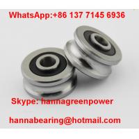 China U Groove SG25-2RS Linear Guide Roller Bearing SG25 for Textile Machinery 8x30x14mm factory