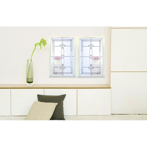 Quality Custom Design Decorative Glass Window Panes Thermal / Sound Insulation for sale