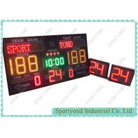 China LED Digital Basketball Electronic Scoreboard with 24s Shot Clock and wireless remote console for sale