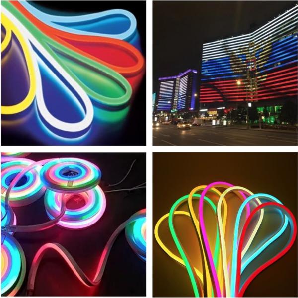 Quality RGB Waterproof LED Strip Light Flexible Outdoor IP66 Outdoor Standard Connectors for sale