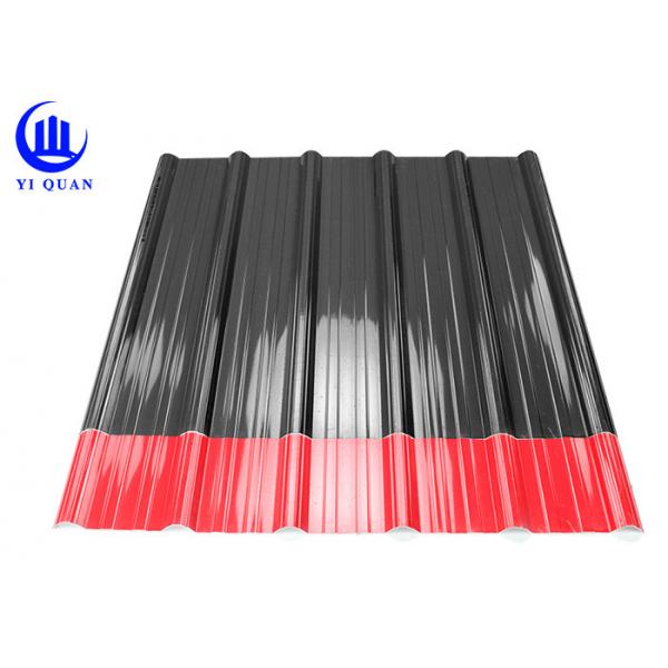 Quality 1130 Mm House Roof Insulation Pvc Roof Panels Corrugated OR Trapezoidal Wave Type for sale