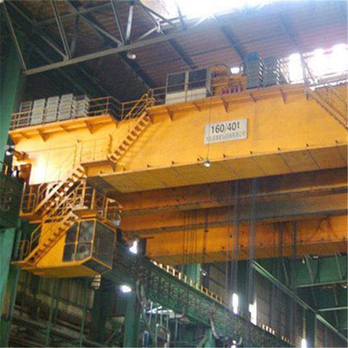 China Indoor Outdoor Double Girder Overhead Crane 150 Ton 50 Ton Bridge Crane factory