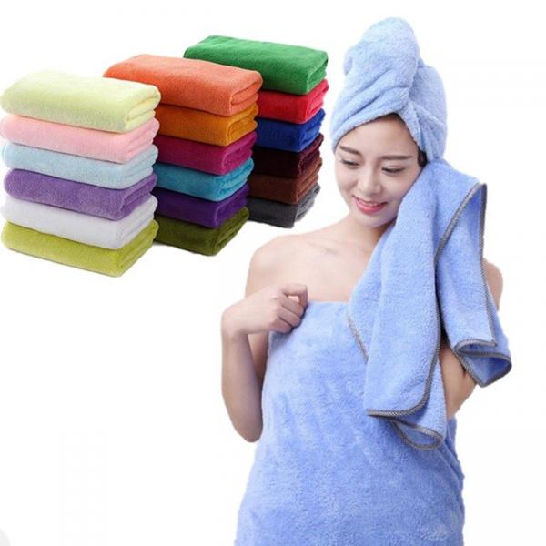 Quality 400gsm Lime Green Turquoise Microfiber Extra Large Jumbo Bath Towels For Spa for sale