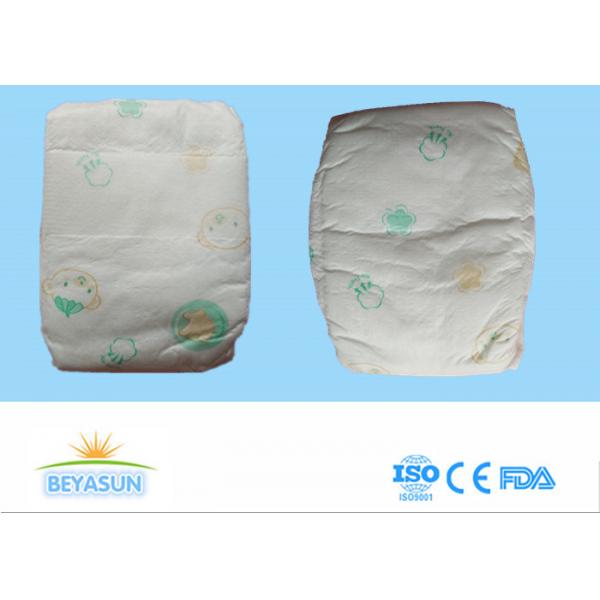 Quality Super Absorbent Baby Napkins Diaper Size M , Disposable Baby Nappies for sale