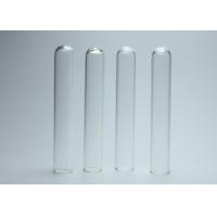 China 10*75mm 3ml Glass Test Tubes Transparent Color With Round Bottom factory