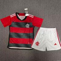 China Red Quick Dry Kids Custom Soccer Jerseys With Logo factory