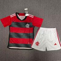 China Red Quick Dry Kids Custom Soccer Jerseys With Logo factory