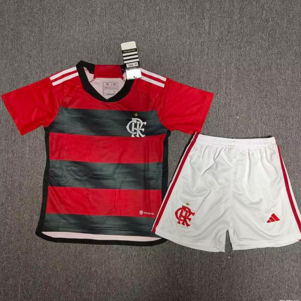 Quality Red Quick Dry Kids Custom Soccer Jerseys With Logo for sale